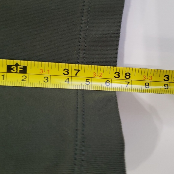 Title Nine Long Sleeve Mock Neck Dress  Green Medium Stretch Travel Athleisure - Picture 11 of 14